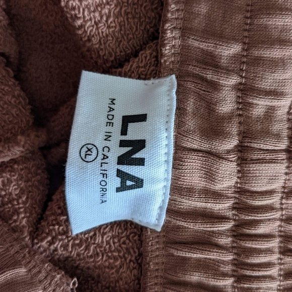 LNA Revolve Clove Long Terry Drawstring Short - Picture 7 of 8